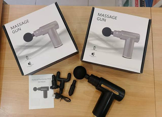 Professional Smart Percussion Massage Gun – High-Intensity Deep Tissue Muscle Massager With 4 Interchangeable Heads