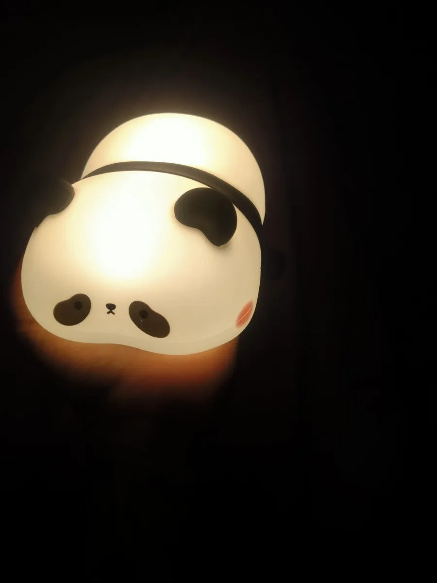 Rechargeable Panda Night Lamp – Cute Soft Silicone Panda Light for Bedroom, Kids Room & Home Decoration