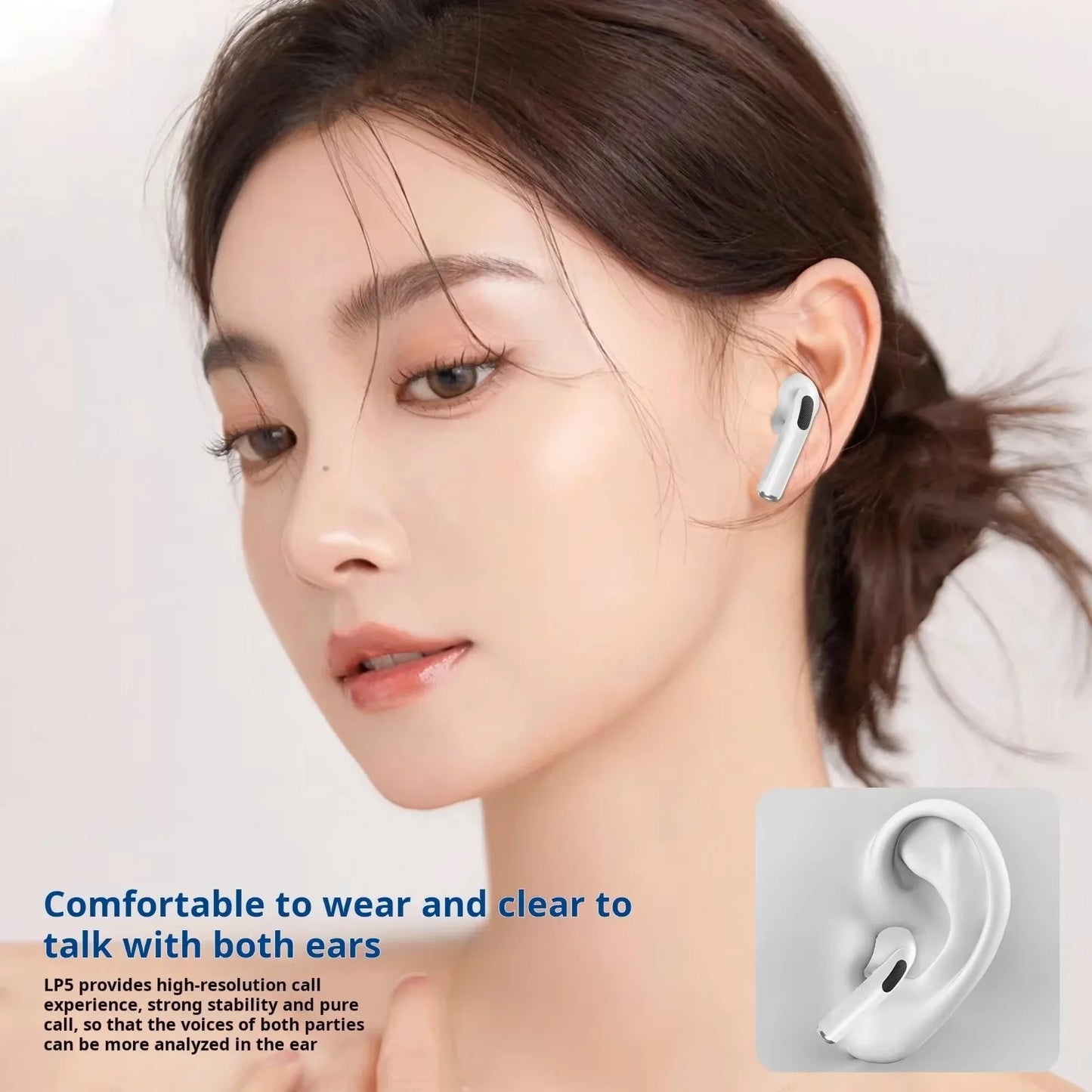 2025 Air Pro 5 TWS Max Wireless Bluetooth Earphones Headphones HiFi Sound Low Latency Noise Reduction Earbuds for IPhone Android