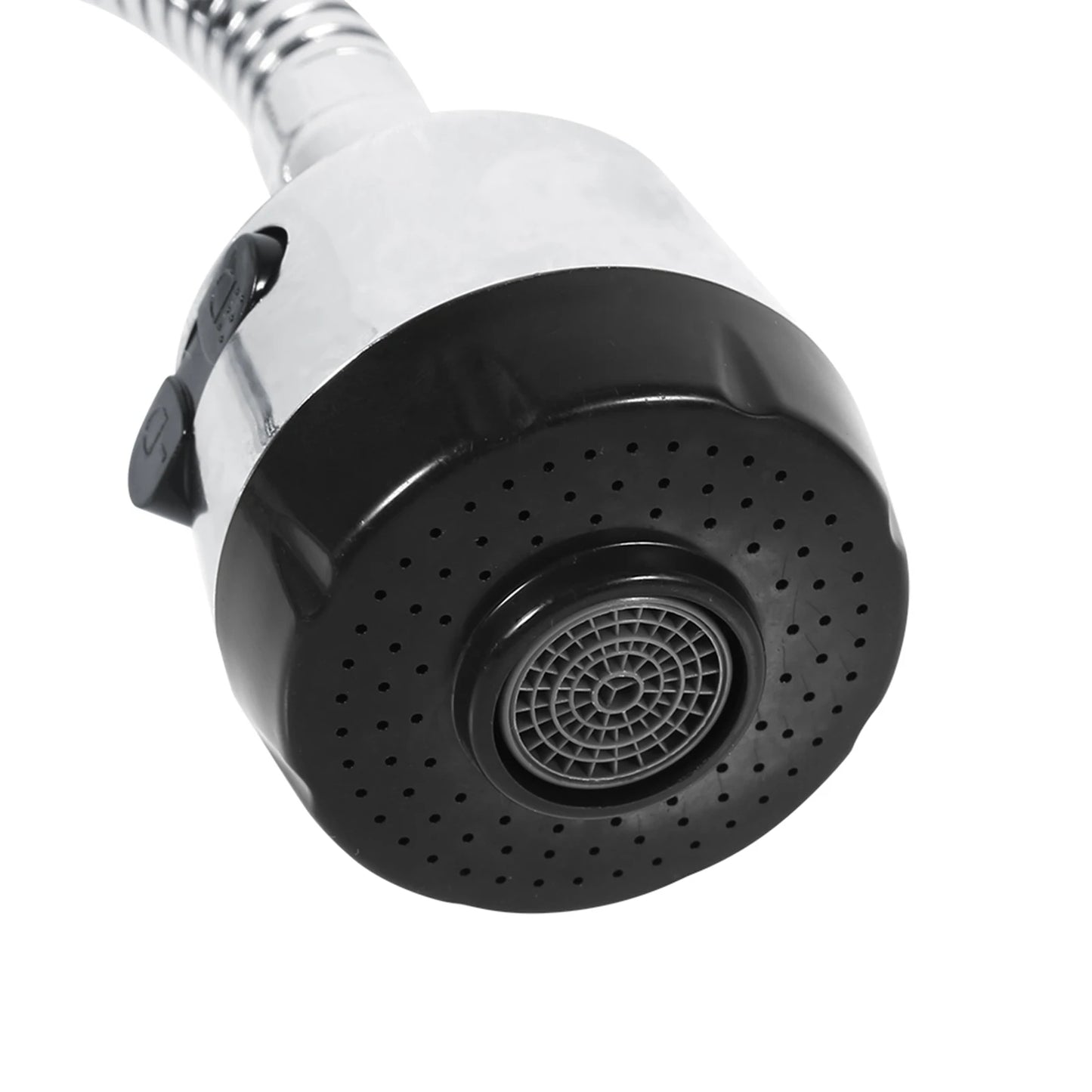 304 Stainless Steel Swivel Spout Kitchen Sink Faucet Pipe Fittings Single Handle Connection