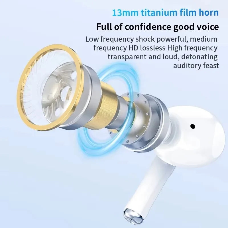 2025 Air Pro 5 TWS Max Wireless Bluetooth Earphones Headphones HiFi Sound Low Latency Noise Reduction Earbuds for IPhone Android