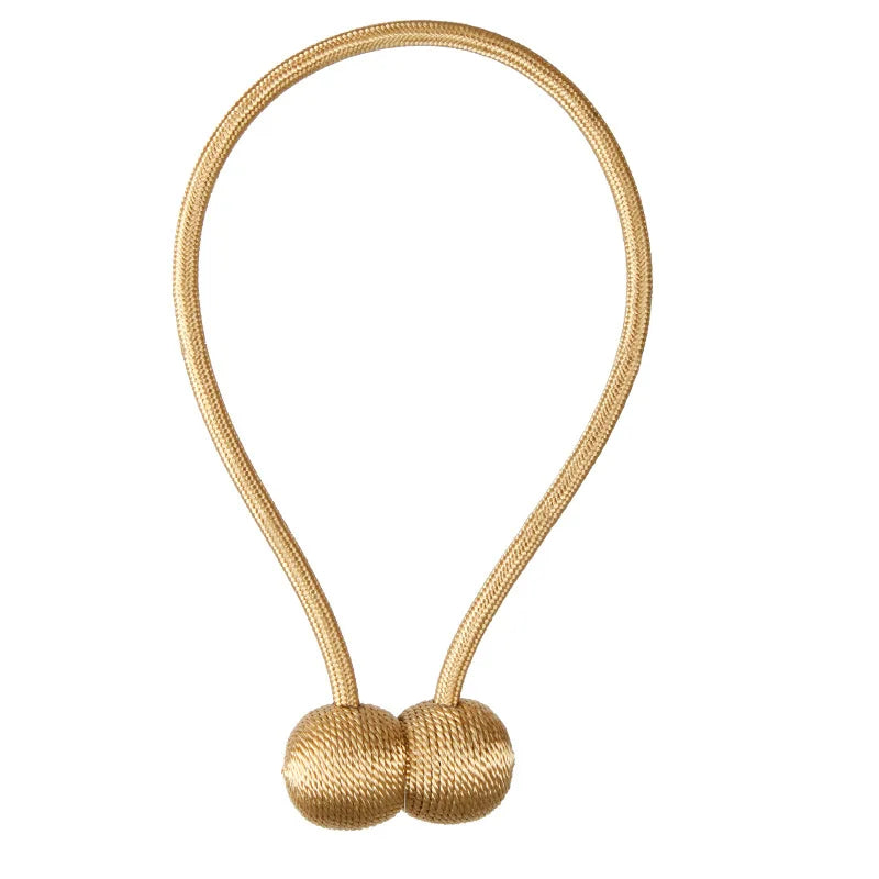Magnetic Pearl Ball Curtain Tiebacks Tie Backs Holdbacks Buckle Clips Accessory Curtain Rods Accessoires