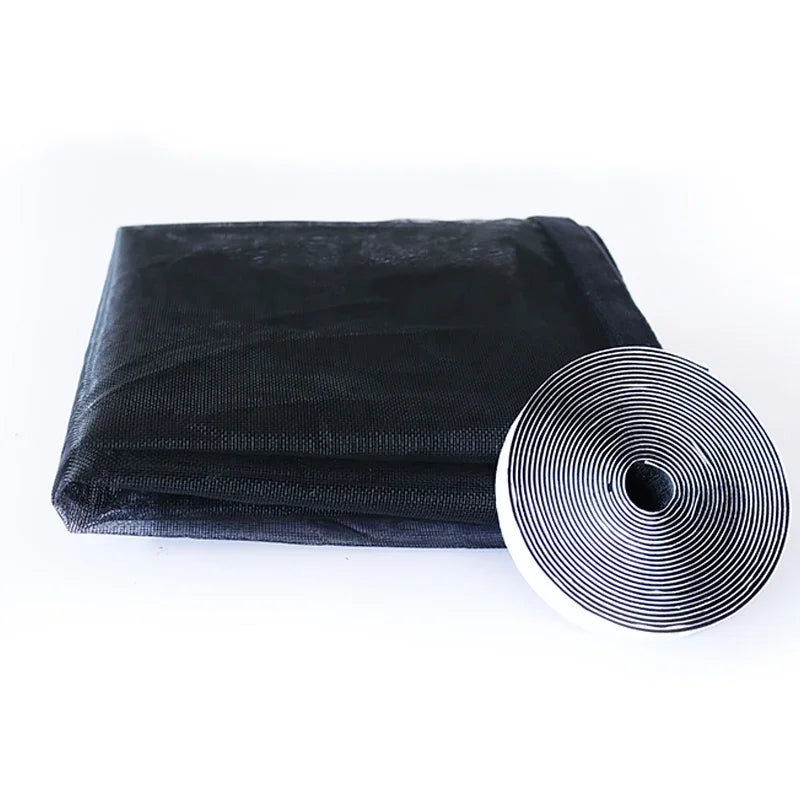 Mosquito Nets for Window,anti-mosquito window screens,Mesh Anti Insect Air Tulle Invisible Black Fiberglass Mosquitoes and Flies